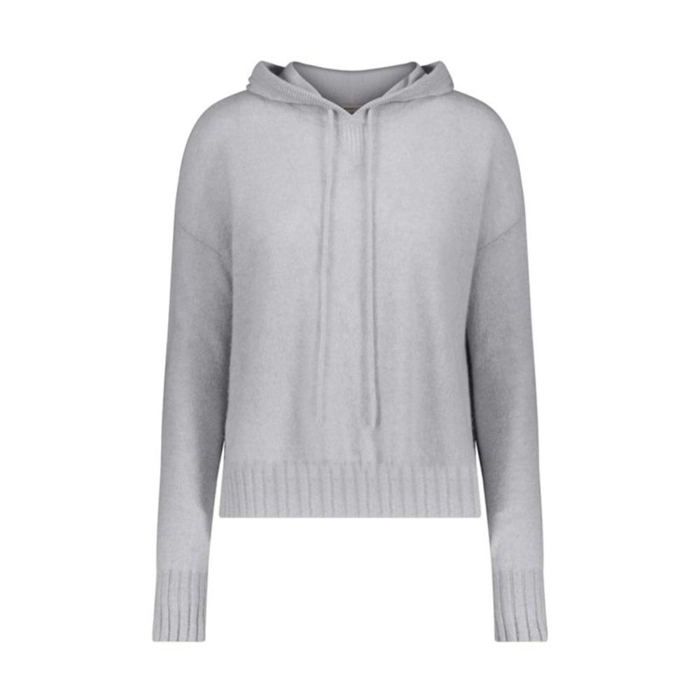 MINNIEROSE Womens Gray Tie Distressed Hem And Cuffs Hoodie Sweater XL